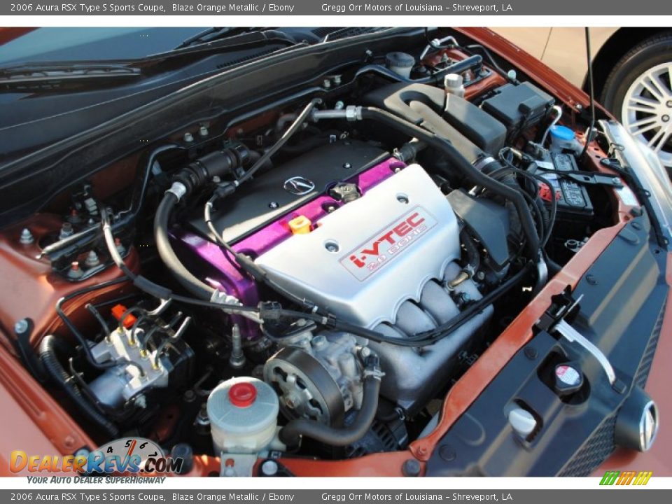 2006 Acura RSX Type S Sports Coupe 2.0 Liter DOHC 16-Valve i-VTEC 4 Cylinder Engine Photo #13