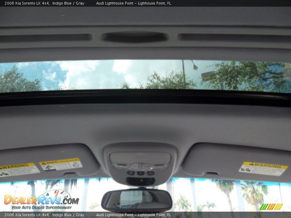 2006 Kia Sorento LX 4x4 Indigo Blue / Gray Photo #27