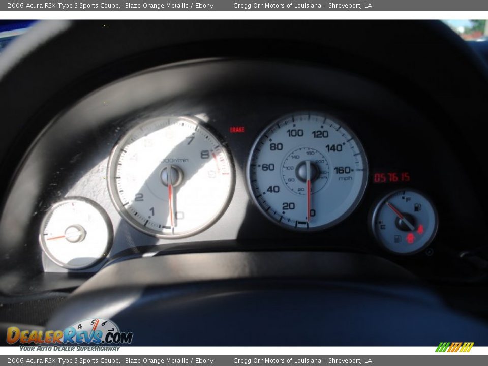 2006 Acura RSX Type S Sports Coupe Gauges Photo #18