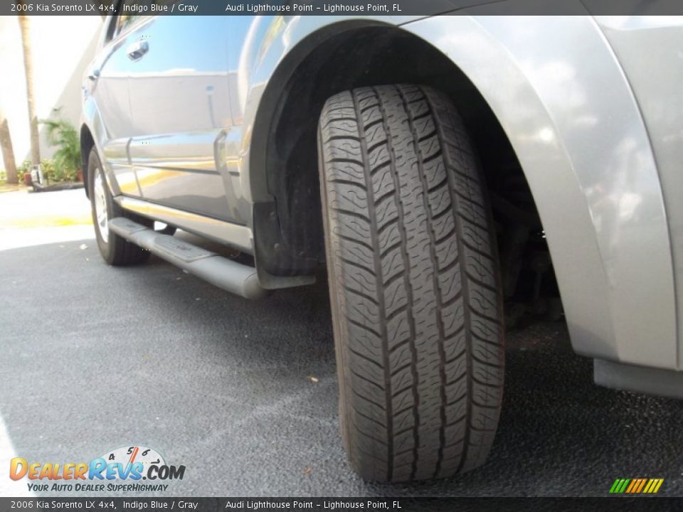 2006 Kia Sorento LX 4x4 Indigo Blue / Gray Photo #30