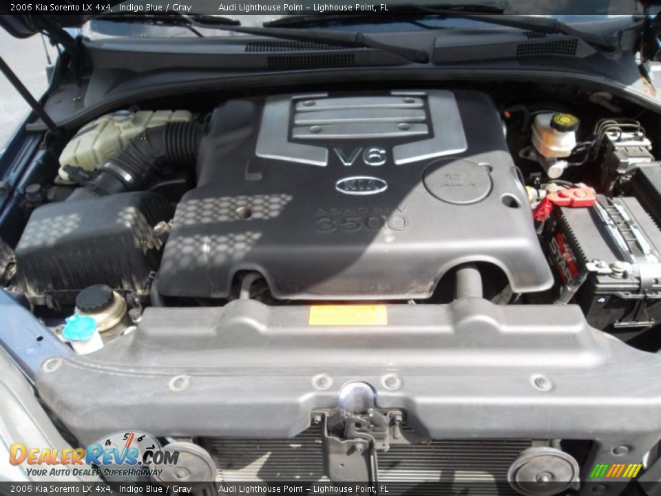 2006 Kia Sorento LX 4x4 Indigo Blue / Gray Photo #31