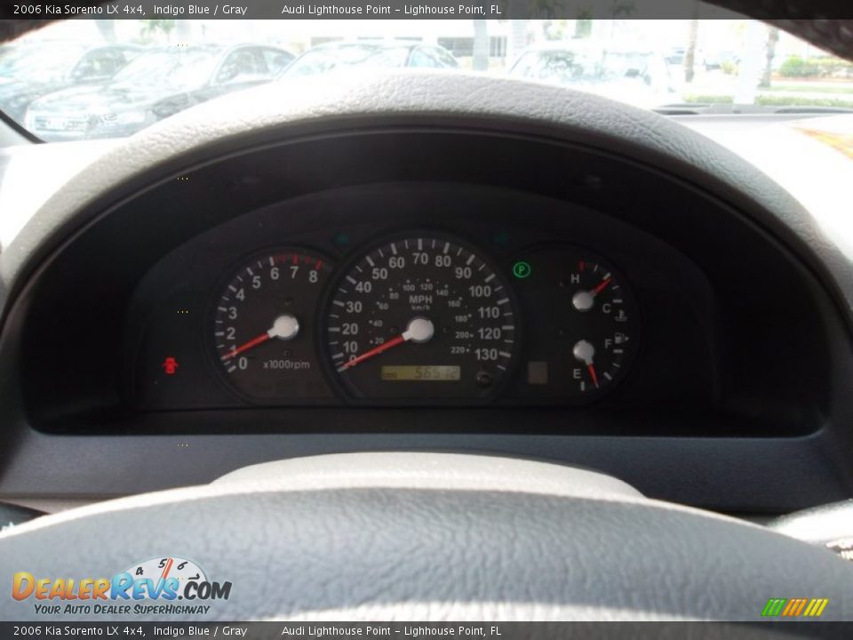 2006 Kia Sorento LX 4x4 Indigo Blue / Gray Photo #32