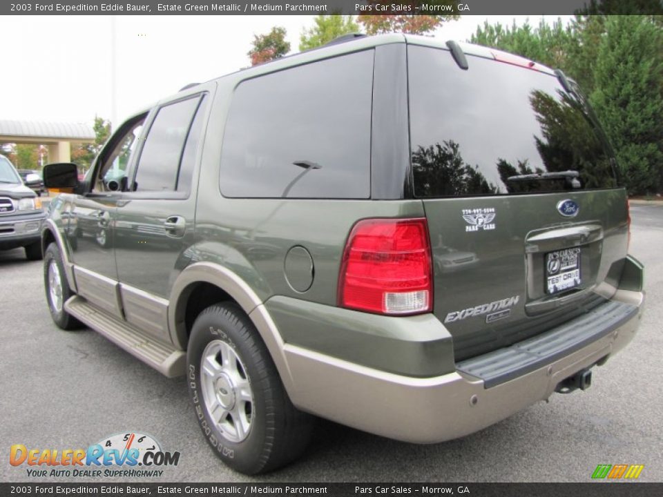 2003 Ford Expedition Eddie Bauer Estate Green Metallic / Medium Parchment Photo #2