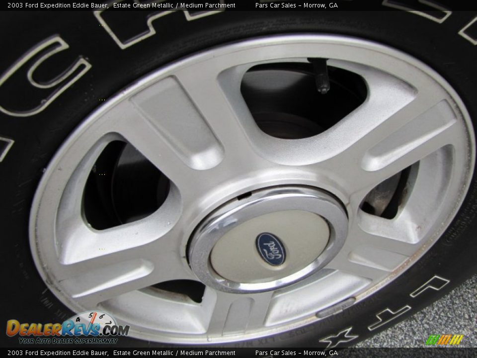 2003 Ford Expedition Eddie Bauer Estate Green Metallic / Medium Parchment Photo #5