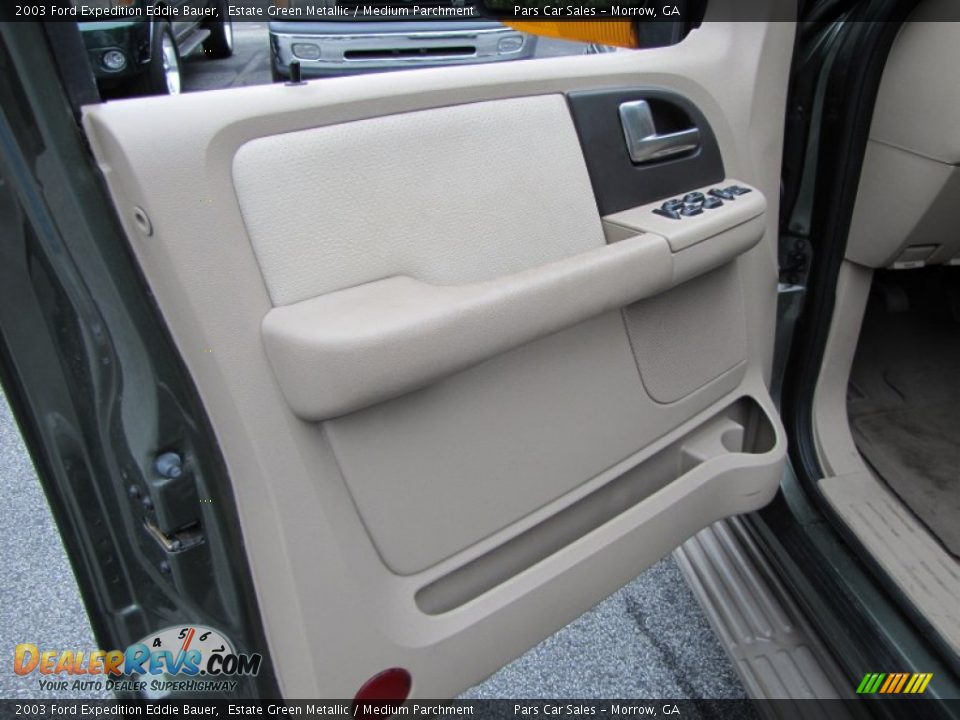 2003 Ford Expedition Eddie Bauer Estate Green Metallic / Medium Parchment Photo #7