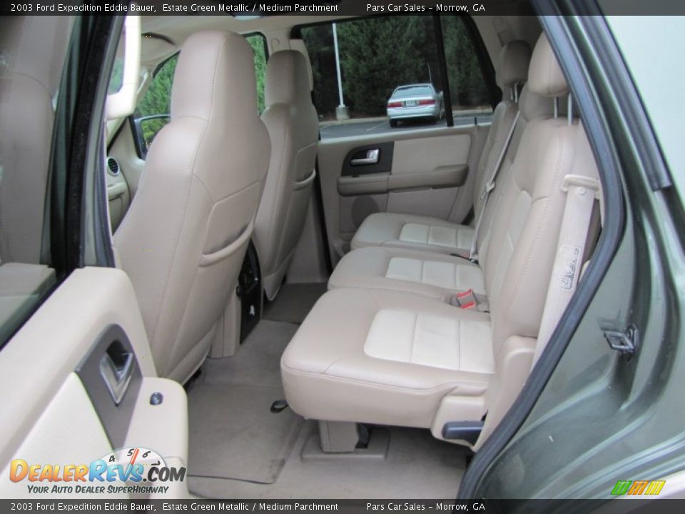 2003 Ford Expedition Eddie Bauer Estate Green Metallic / Medium Parchment Photo #8