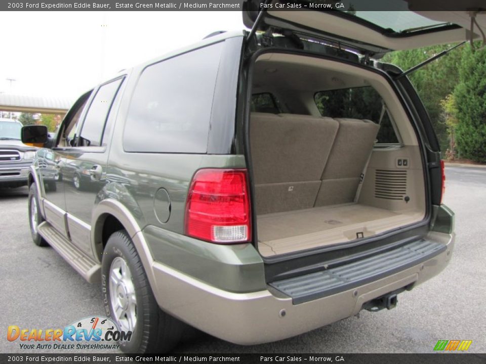 2003 Ford Expedition Eddie Bauer Estate Green Metallic / Medium Parchment Photo #11
