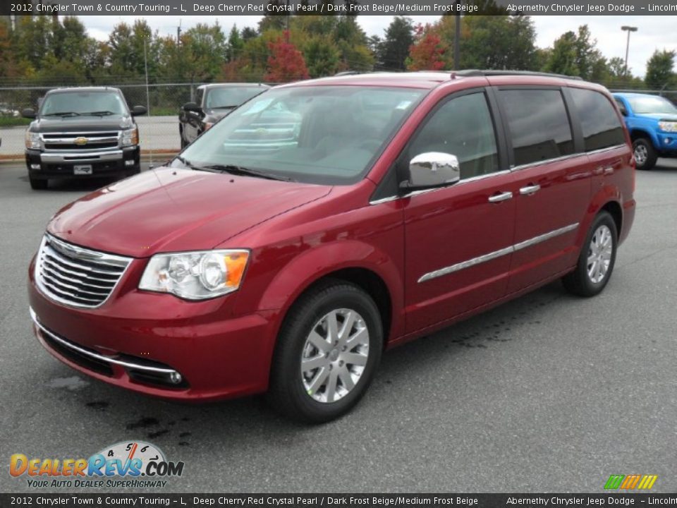 Deep Cherry Red Crystal Pearl 2012 Chrysler Town & Country Touring - L Photo #1