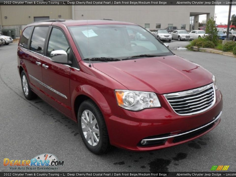 2012 Chrysler Town & Country Touring - L Deep Cherry Red Crystal Pearl / Dark Frost Beige/Medium Frost Beige Photo #5
