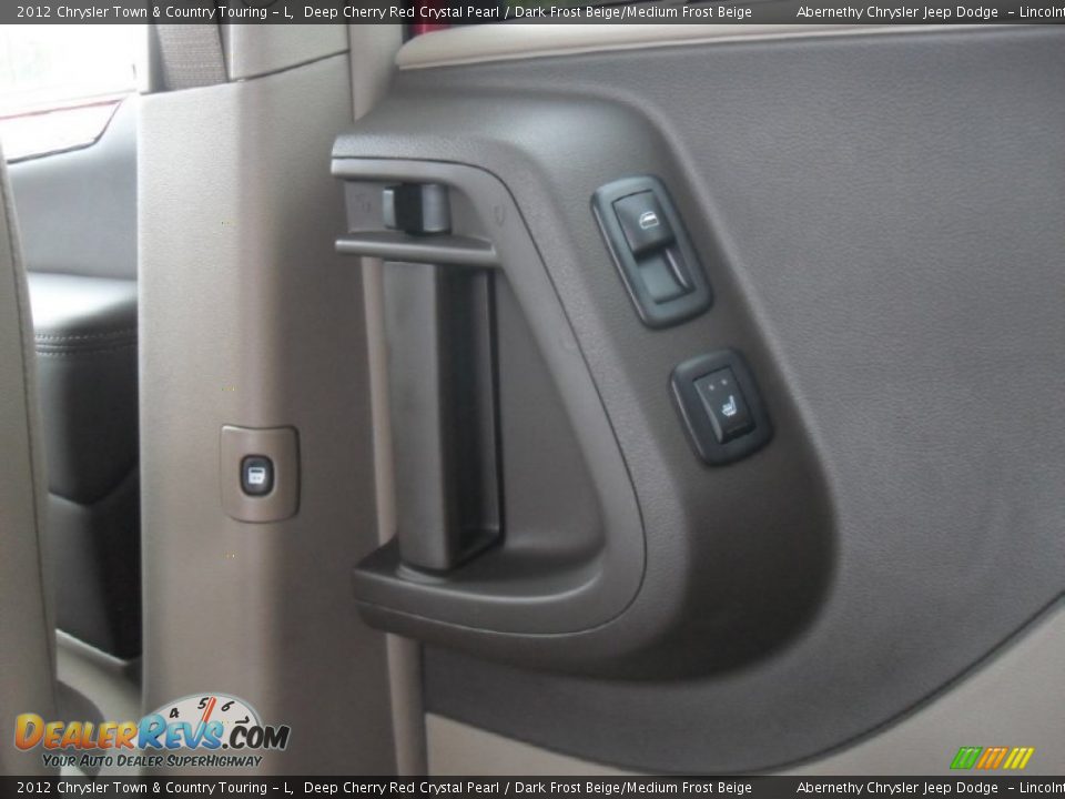 2012 Chrysler Town & Country Touring - L Deep Cherry Red Crystal Pearl / Dark Frost Beige/Medium Frost Beige Photo #15