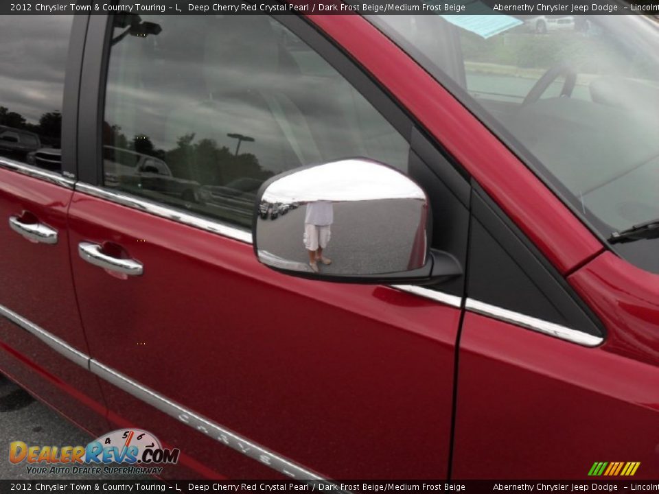 2012 Chrysler Town & Country Touring - L Deep Cherry Red Crystal Pearl / Dark Frost Beige/Medium Frost Beige Photo #24