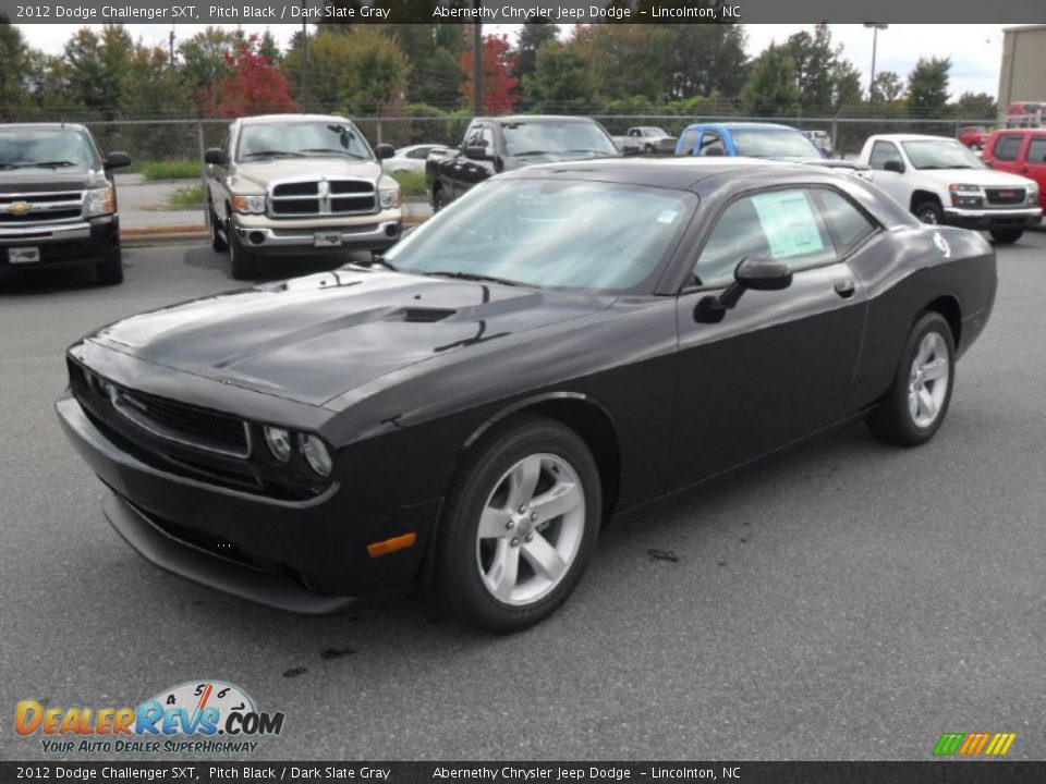 2012 Dodge Challenger SXT Pitch Black / Dark Slate Gray Photo #1