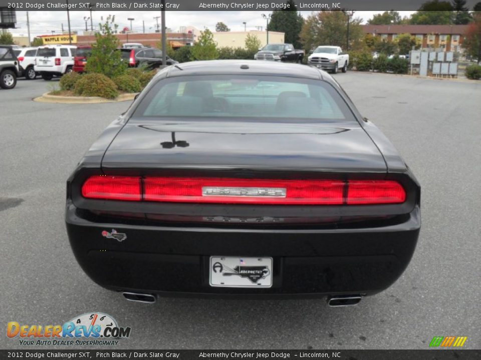 2012 Dodge Challenger SXT Pitch Black / Dark Slate Gray Photo #3