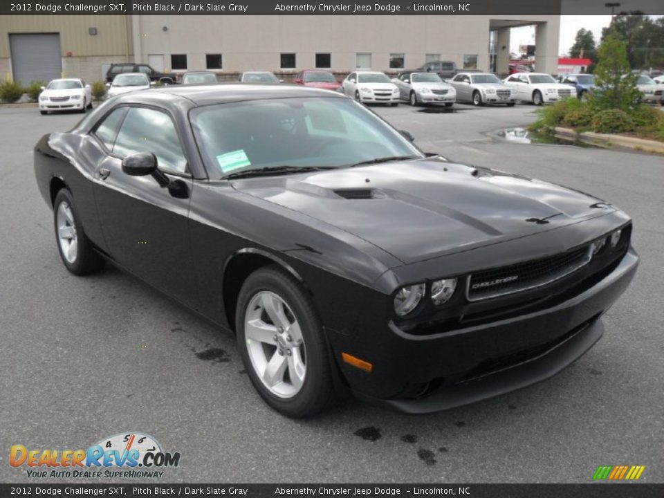 2012 Dodge Challenger SXT Pitch Black / Dark Slate Gray Photo #5