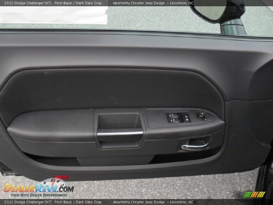 2012 Dodge Challenger SXT Pitch Black / Dark Slate Gray Photo #9