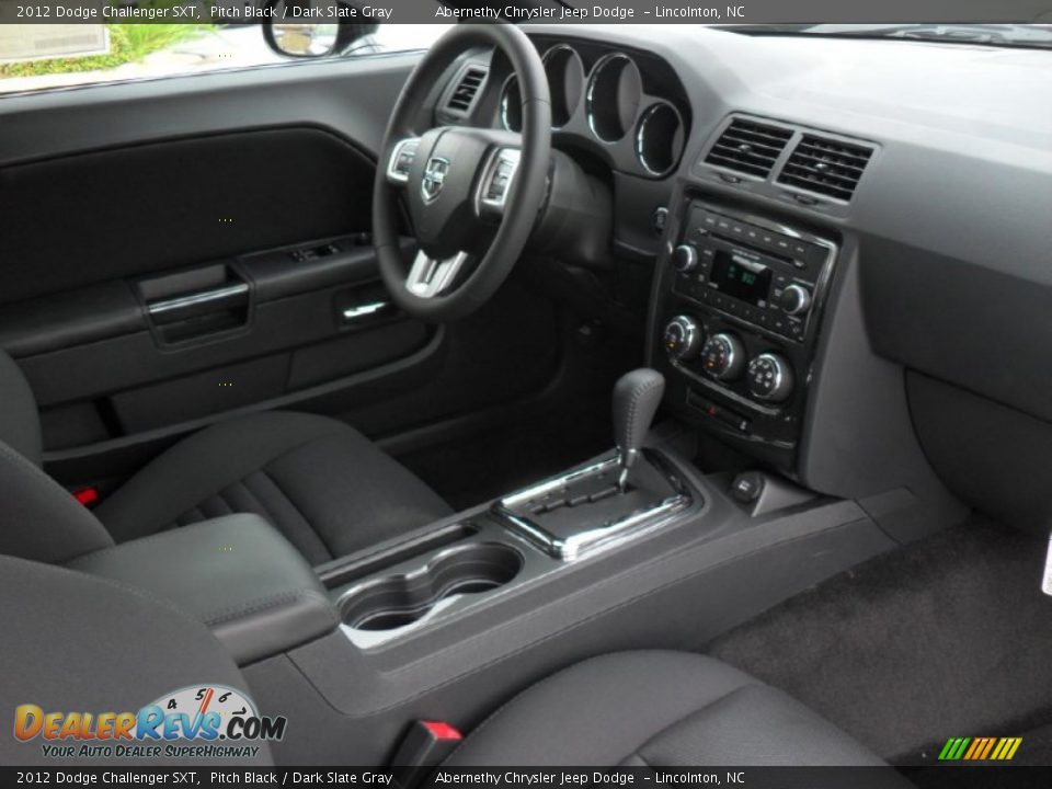 2012 Dodge Challenger SXT Pitch Black / Dark Slate Gray Photo #18