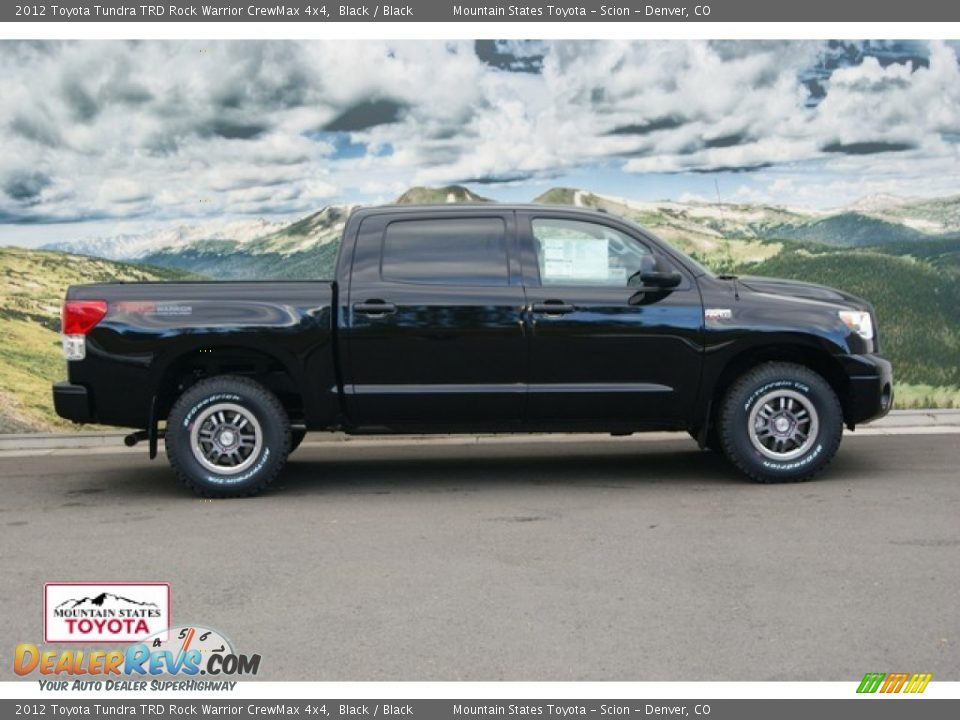 2012 Toyota Tundra TRD Rock Warrior CrewMax 4x4 Black / Black Photo #2