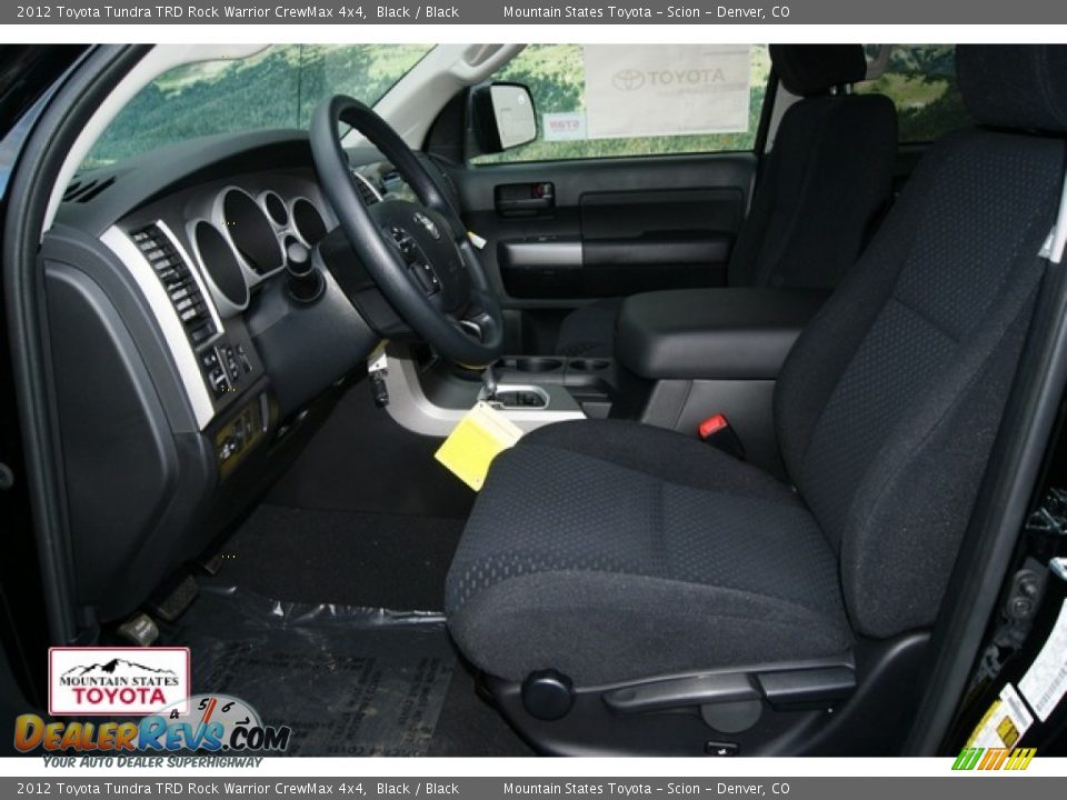 2012 Toyota Tundra TRD Rock Warrior CrewMax 4x4 Black / Black Photo #5