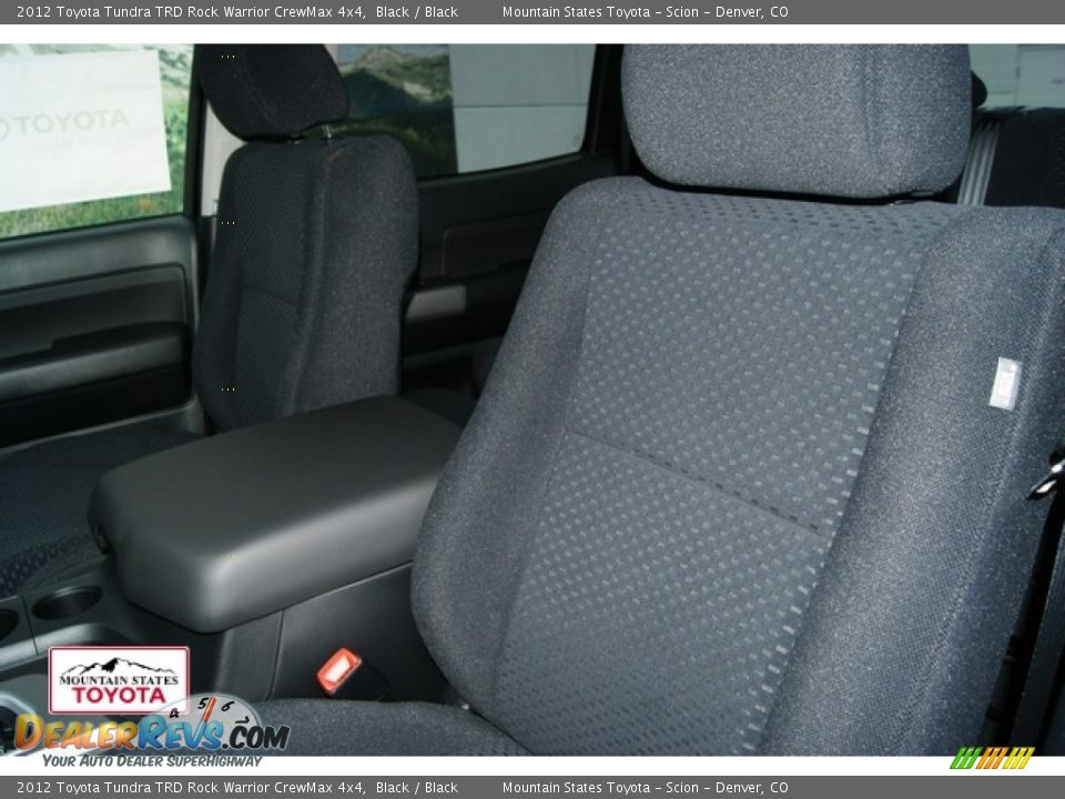 2012 Toyota Tundra TRD Rock Warrior CrewMax 4x4 Black / Black Photo #6