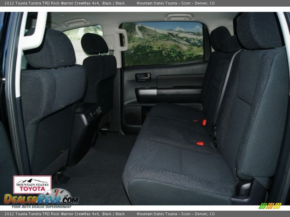 2012 Toyota Tundra TRD Rock Warrior CrewMax 4x4 Black / Black Photo #8