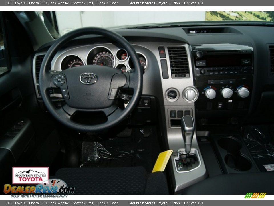 2012 Toyota Tundra TRD Rock Warrior CrewMax 4x4 Black / Black Photo #10