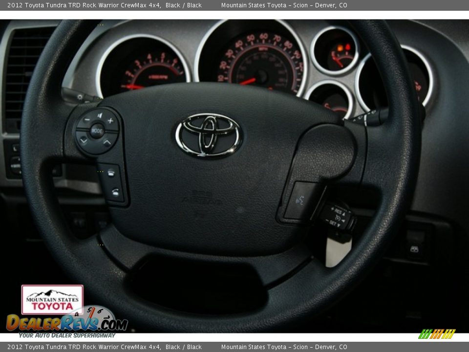 2012 Toyota Tundra TRD Rock Warrior CrewMax 4x4 Black / Black Photo #11