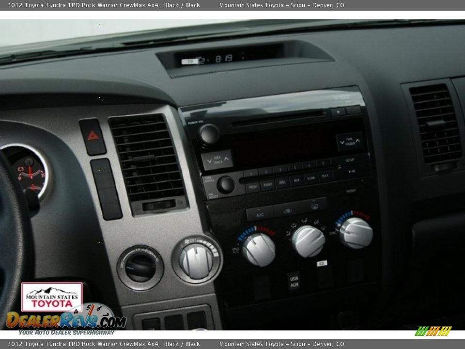 2012 Toyota Tundra TRD Rock Warrior CrewMax 4x4 Black / Black Photo #12