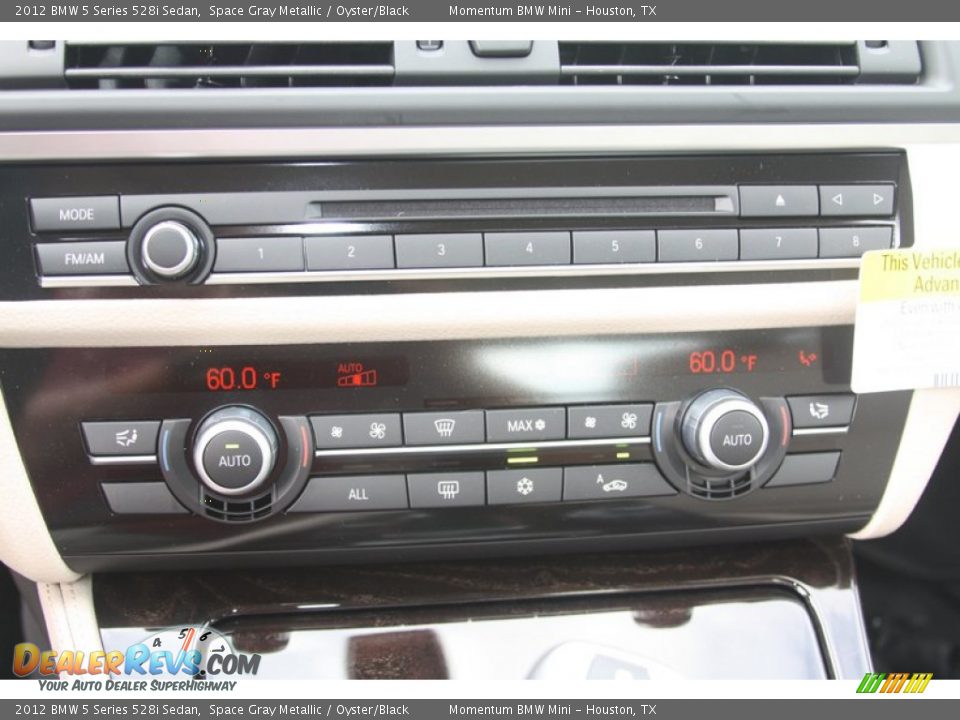 Controls of 2012 BMW 5 Series 528i Sedan Photo #17