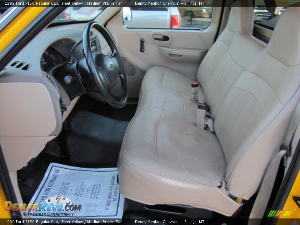 Medium Prairie Tan Interior - 1999 Ford F150 Regular Cab Photo #3