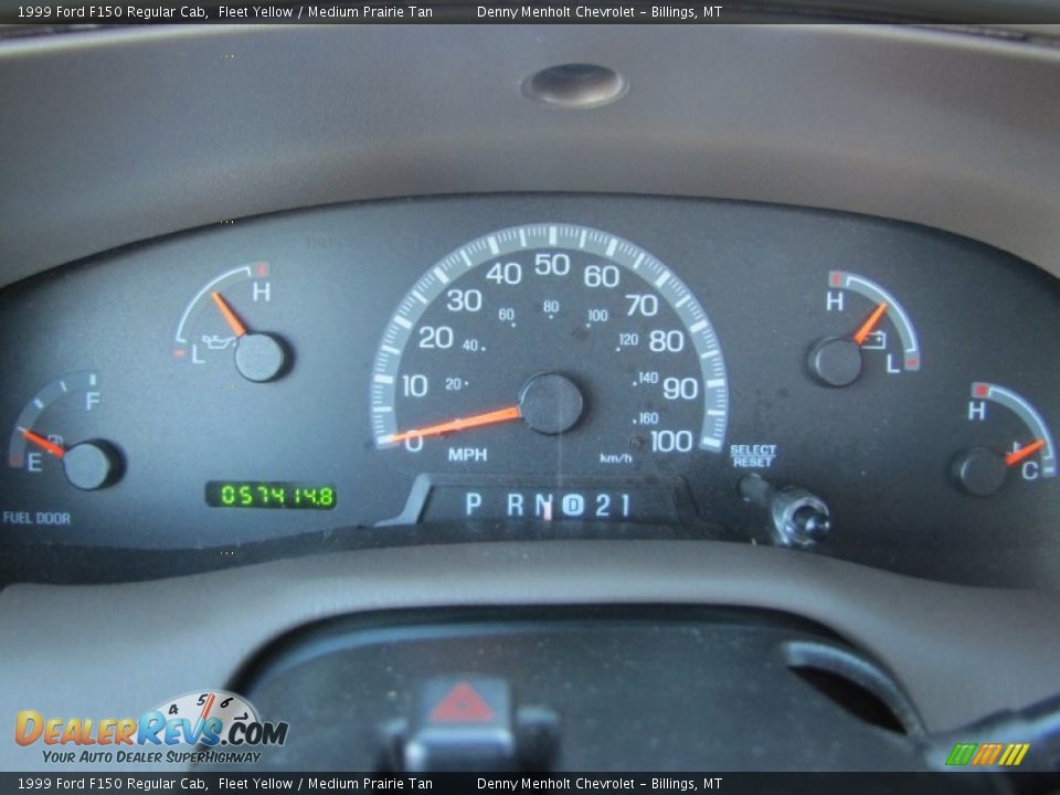 1999 Ford F150 Regular Cab Gauges Photo #4