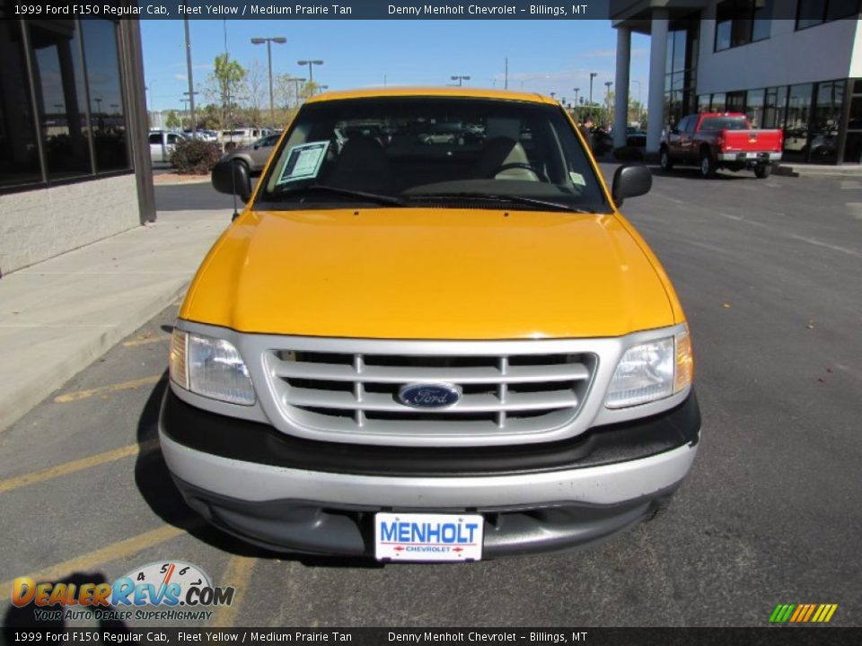 1999 Ford F150 Regular Cab Fleet Yellow / Medium Prairie Tan Photo #15