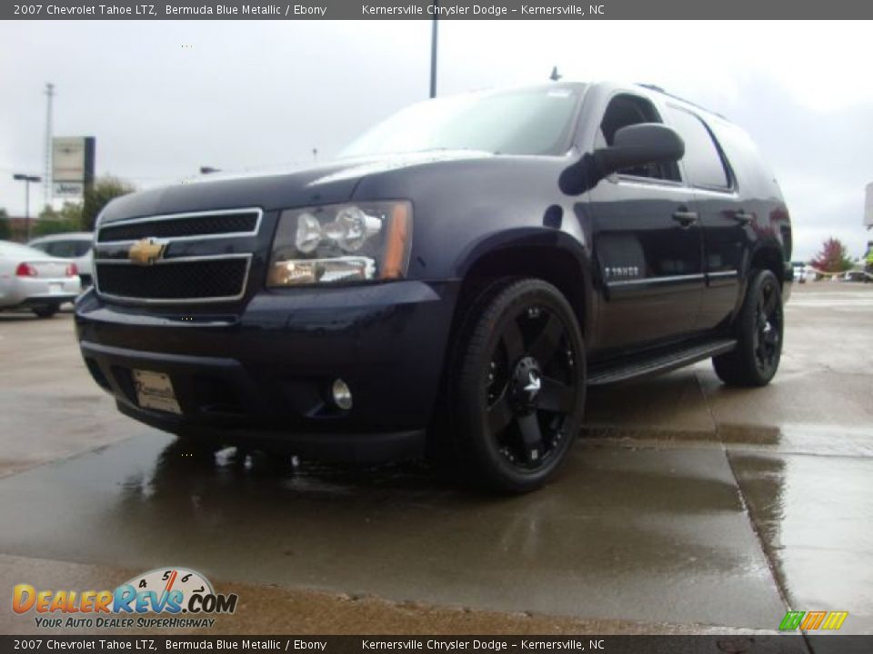 2007 Chevrolet Tahoe LTZ Bermuda Blue Metallic / Ebony Photo #1