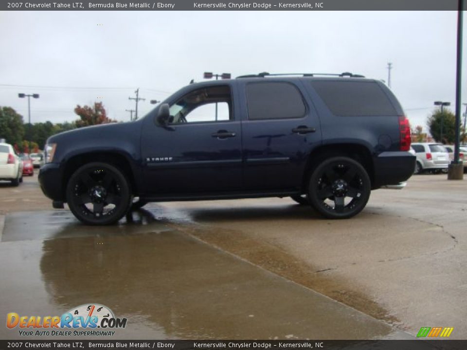 Bermuda Blue Metallic 2007 Chevrolet Tahoe LTZ Photo #2