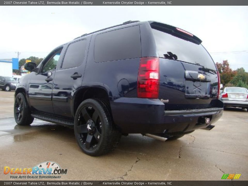 Bermuda Blue Metallic 2007 Chevrolet Tahoe LTZ Photo #3