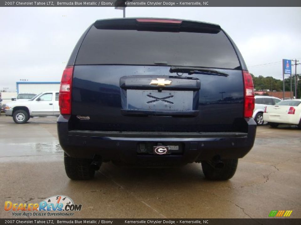 2007 Chevrolet Tahoe LTZ Bermuda Blue Metallic / Ebony Photo #4