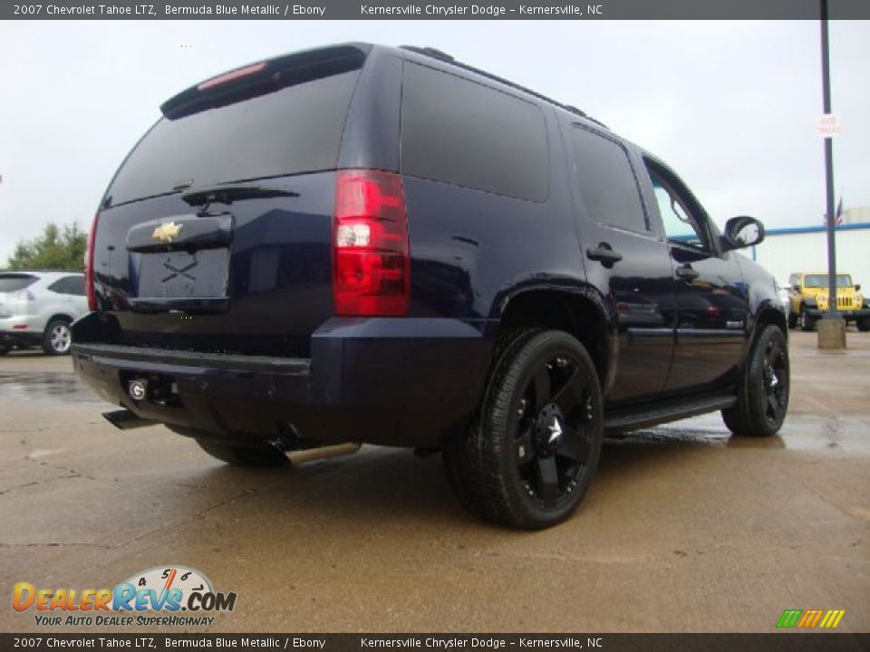 2007 Chevrolet Tahoe LTZ Bermuda Blue Metallic / Ebony Photo #5