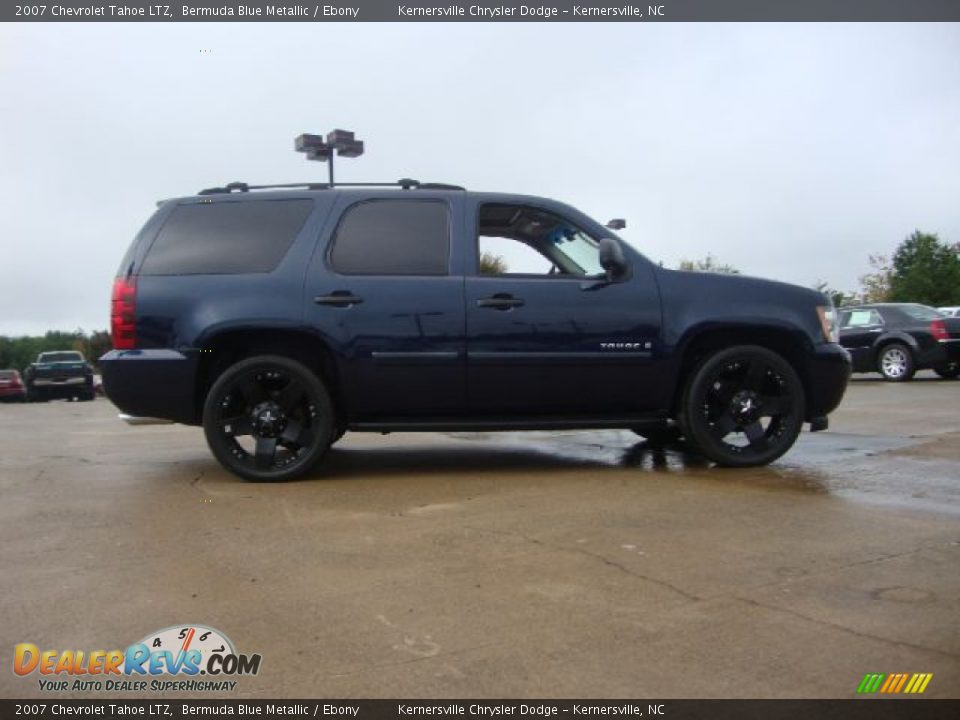 2007 Chevrolet Tahoe LTZ Bermuda Blue Metallic / Ebony Photo #6