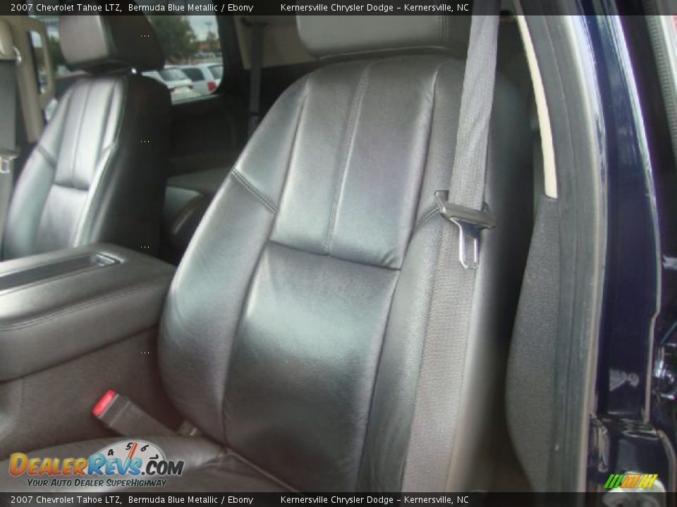 Ebony Interior - 2007 Chevrolet Tahoe LTZ Photo #9