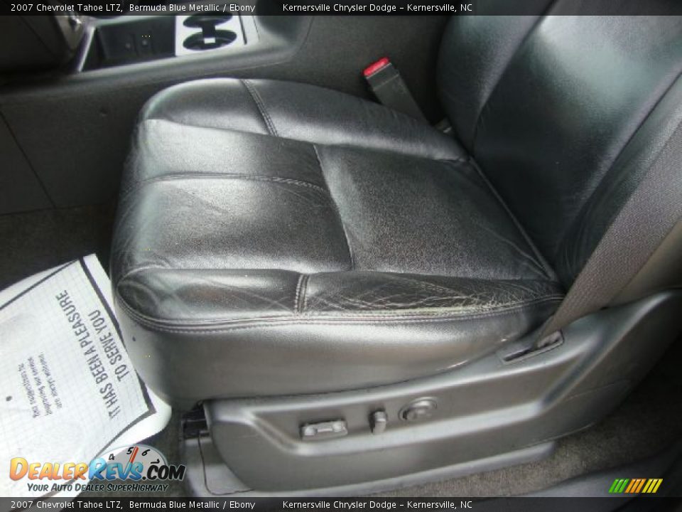 2007 Chevrolet Tahoe LTZ Bermuda Blue Metallic / Ebony Photo #10