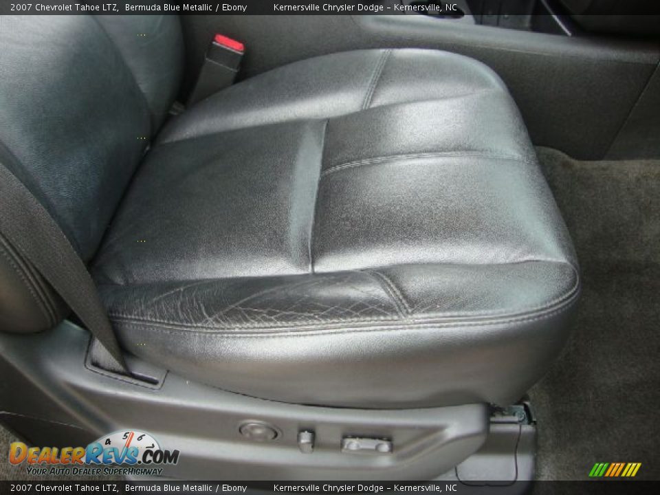 2007 Chevrolet Tahoe LTZ Bermuda Blue Metallic / Ebony Photo #21