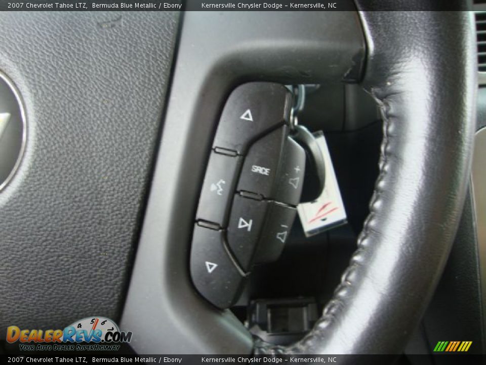 2007 Chevrolet Tahoe LTZ Bermuda Blue Metallic / Ebony Photo #28