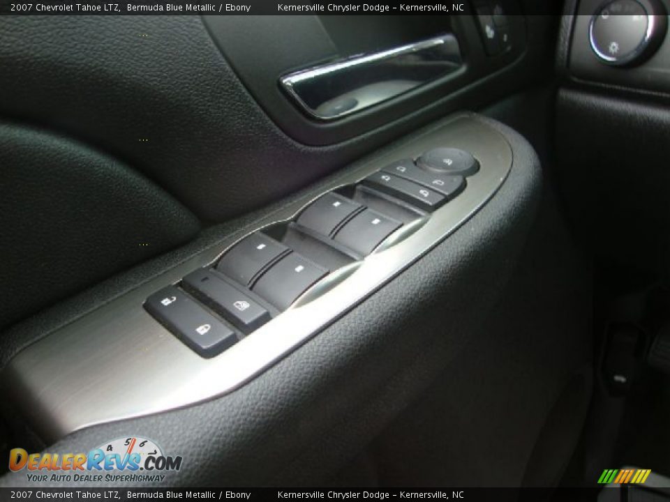 2007 Chevrolet Tahoe LTZ Bermuda Blue Metallic / Ebony Photo #30