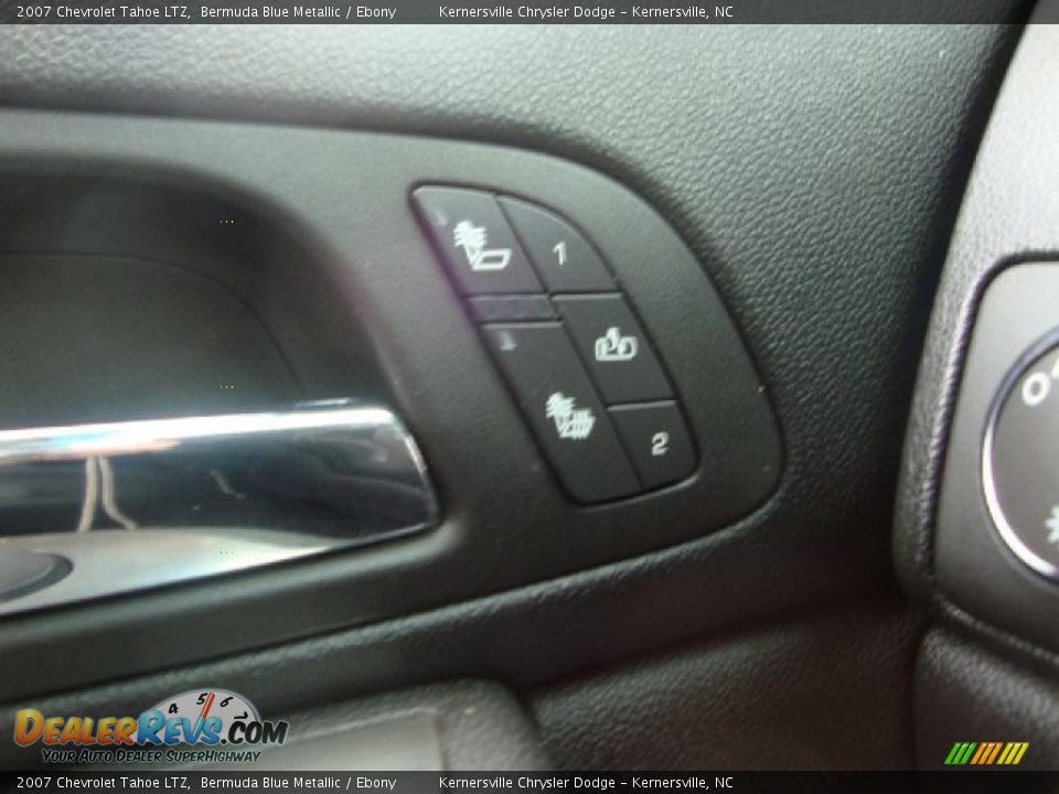 2007 Chevrolet Tahoe LTZ Bermuda Blue Metallic / Ebony Photo #31