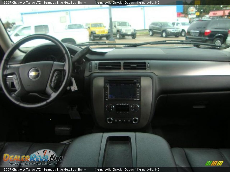 2007 Chevrolet Tahoe LTZ Bermuda Blue Metallic / Ebony Photo #33
