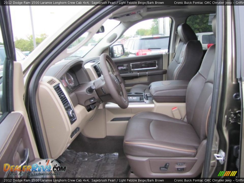 2012 Dodge Ram 1500 Laramie Longhorn Crew Cab 4x4 Sagebrush Pearl / Light Pebble Beige/Bark Brown Photo #11