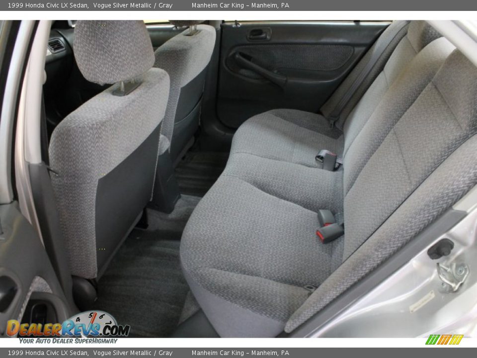 Gray Interior - 1999 Honda Civic LX Sedan Photo #11