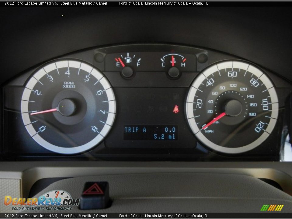 2012 Ford Escape Limited V6 Gauges Photo #9