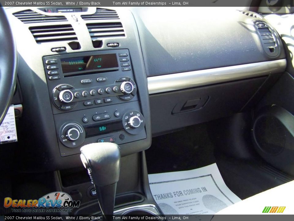 2007 Chevrolet Malibu SS Sedan White / Ebony Black Photo #20