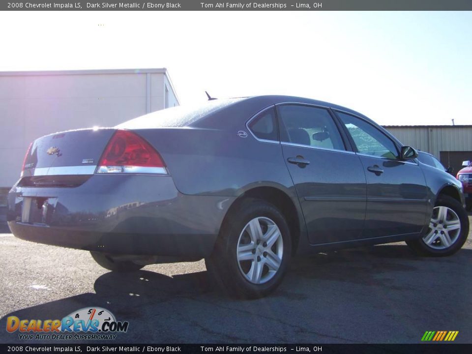2008 Chevrolet Impala LS Dark Silver Metallic / Ebony Black Photo #3