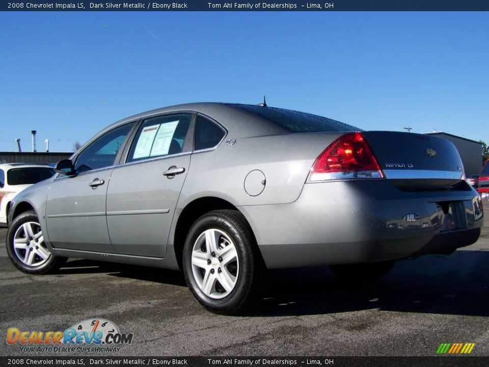 2008 Chevrolet Impala LS Dark Silver Metallic / Ebony Black Photo #4